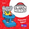 Elephant called Egbert in Wheelchair using a red switched button