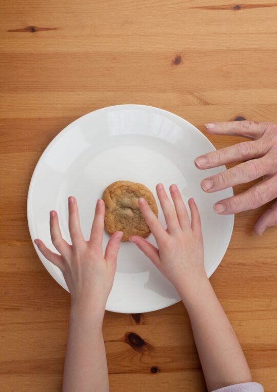 Cookie on a plate