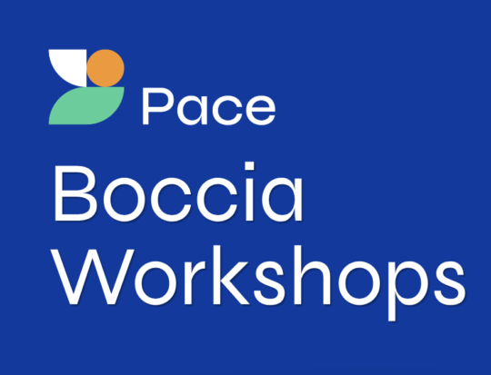 Pace Boccia Workshops Graphic